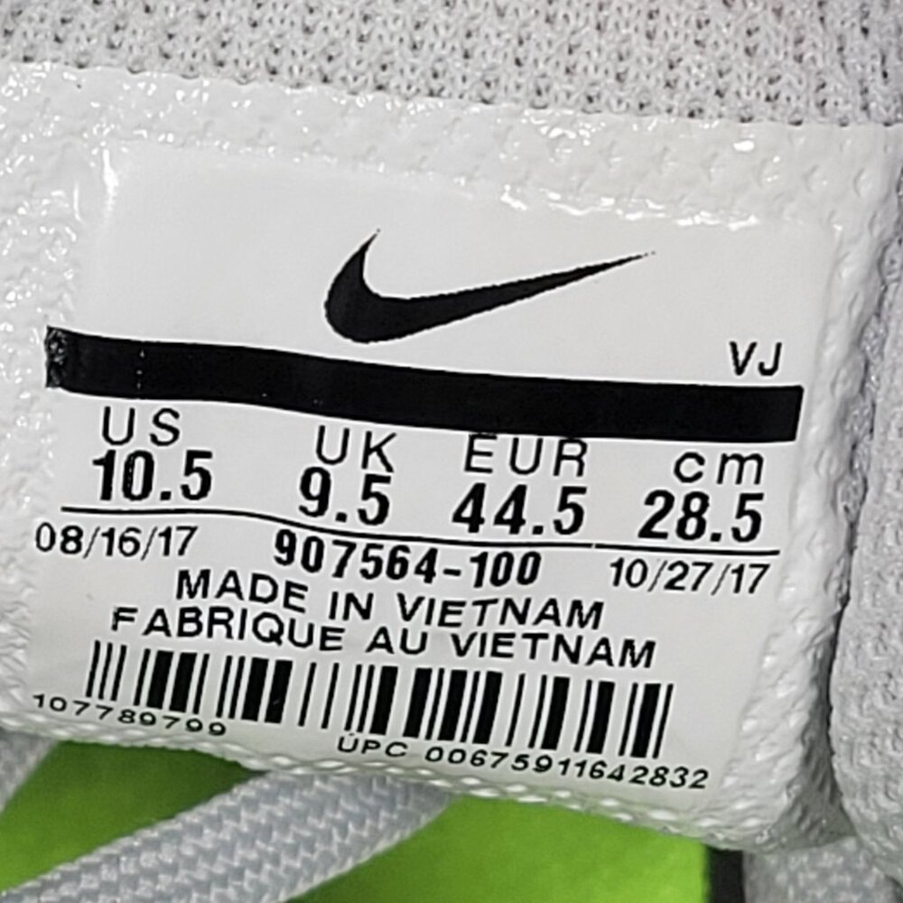 Nike Zoom Rival S9 Men's White Track Field Spikes Shoes 907564-100 US Size 10.5 - Picture 8 of 9